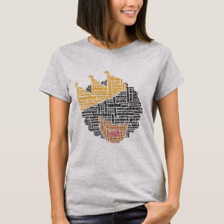 Crowed Afro Dam (ENDAST ORD) Shirt T Shirt