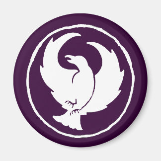 Crowfoot Magnet (vit/mörk lila)