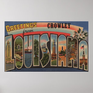 Crowley, Louisiana - Stora Brev Scenes Poster