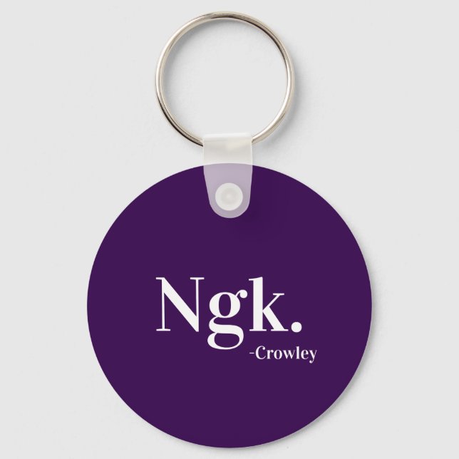 Crowley Ngk-nyckelring Nyckelring (Framsida)