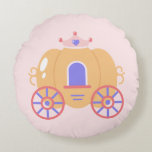 Crown & Carriage Buggy Accent Rund Kudde<br><div class="desc">👑Add a touch of royal whimsy to your nursery décor with the Crown & Carriage Buggy Accent Round Pillow. Featuring an adorable golden carriage topped with a sparkling crown, this charming round pillow brings fairytale magic to any baby’s room. The soft pastel background and playful illustration make it a perfect...</div>