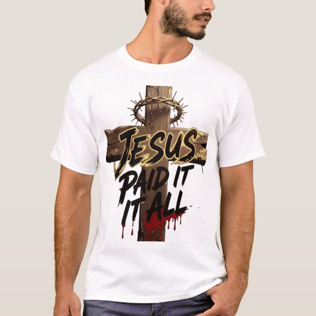 Crown of Thorns Jesus Shirt – Christian T-Shirt (Framsida)