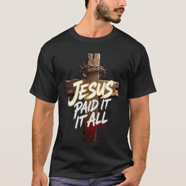 Crown of Thorns Jesus Shirt – Christian T-Shirt (Framsida)