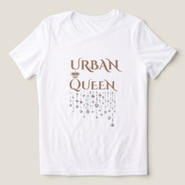 CROWN QUEEN SÄLLSYNT DIAMANT SOLBRÄND KVINNA TRI-B T SHIRT