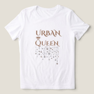 CROWN QUEEN SÄLLSYNT DIAMANT SOLBRÄND KVINNA TRI-B T SHIRT