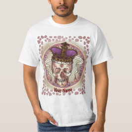 Crown Skull Biker T Shirt