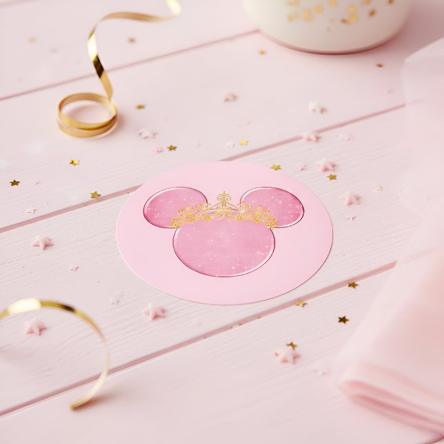 Crown Sticker Runt Klistermärke (Skapare uppladdad)