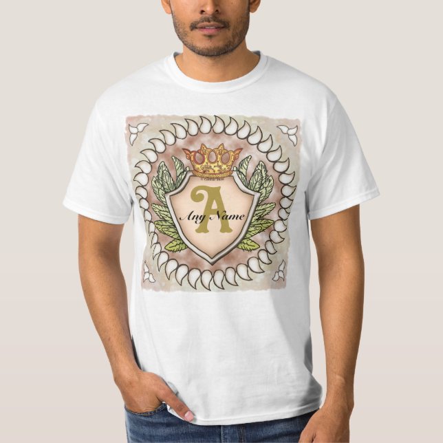 Crown Wing Monogram t-shirt (Framsida)