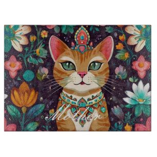 Crowned Bejeweled Cat
