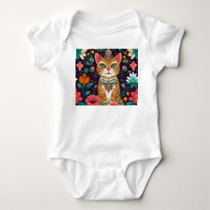 Crowned Bejeweled Cat T Shirt