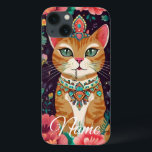 Crowned Bejewelled Cat<br><div class="desc">Protect your device in style with this durable,  lightweight,  Crowned Bejewelled Cat  phone case,  designed for maximum protection,  scratch resistance,  and a sleek look to complement your personality.</div>