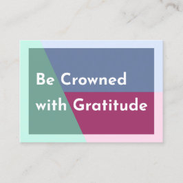 Crowned Cards Business Card Visitkort