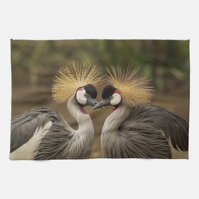 Crowned Crane Kitchen Towels Kökshandduk (Horisontell)