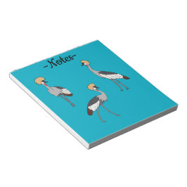 Crowned Cranes Anteckningsblock
