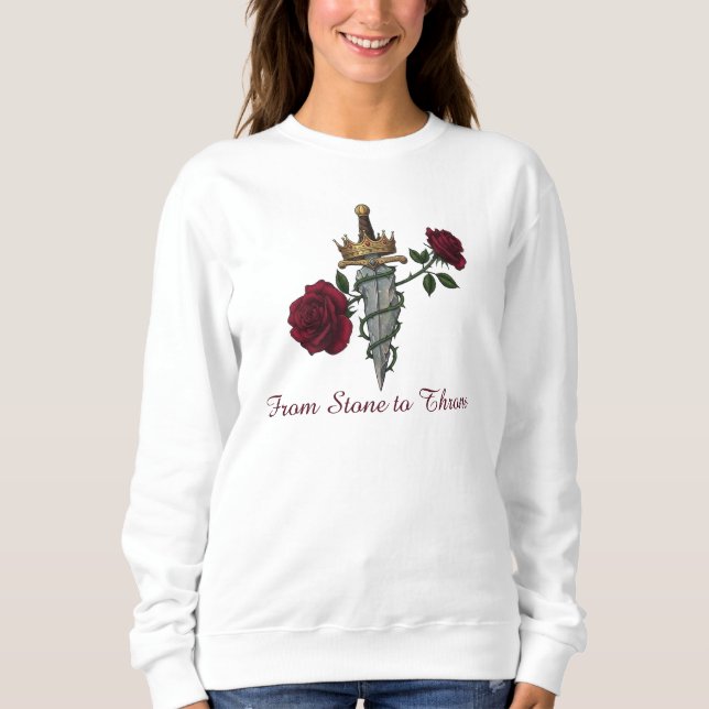 Crowned Destiny Hoodie T Shirt (Framsida)