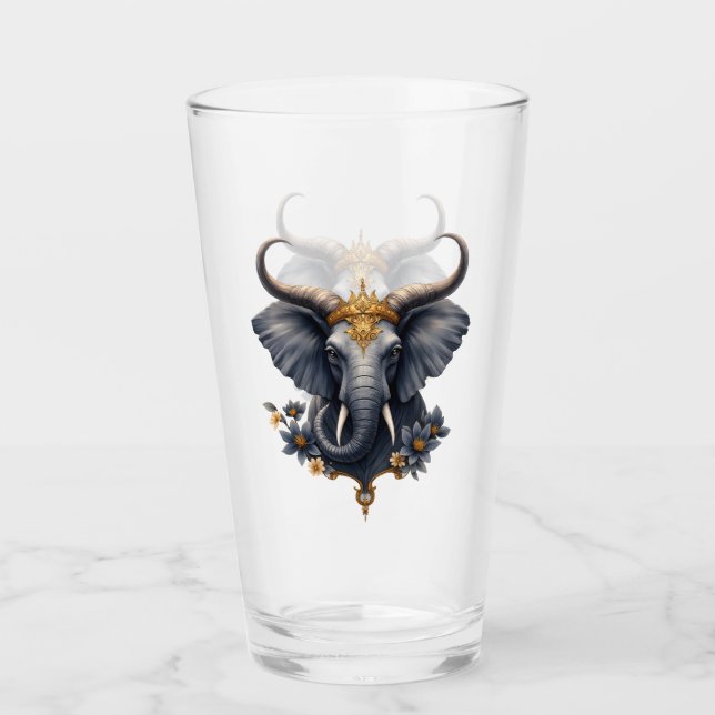 Crowned Guardian of the Celestial Gate the elefant Glaskopp (Framsida)