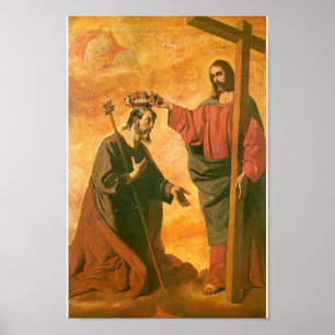 Crowning av St Joseph Poster