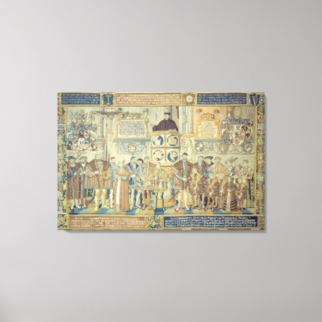 Croy Tapestry, 1554 Canvastryck (Framsida)