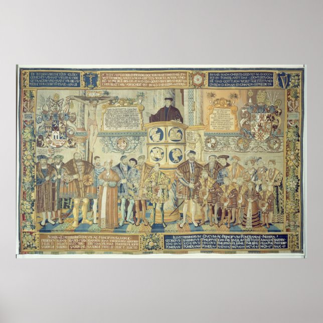 Croy Tapestry, 1554 Poster (Framsidan)