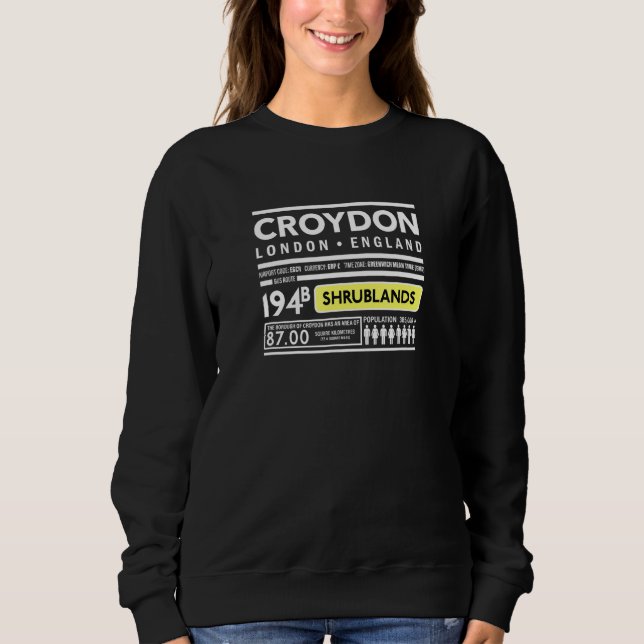 Croydon Facts T Shirt (Framsida)
