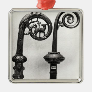 Crozier av abbotsna av Clairvaux Julgransprydnad Metall