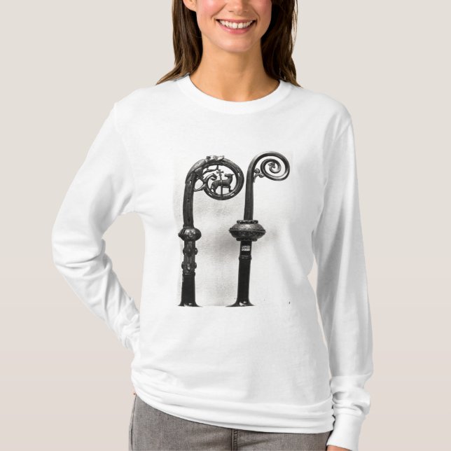 Crozier av abbotsna av Clairvaux Tee (Framsida)