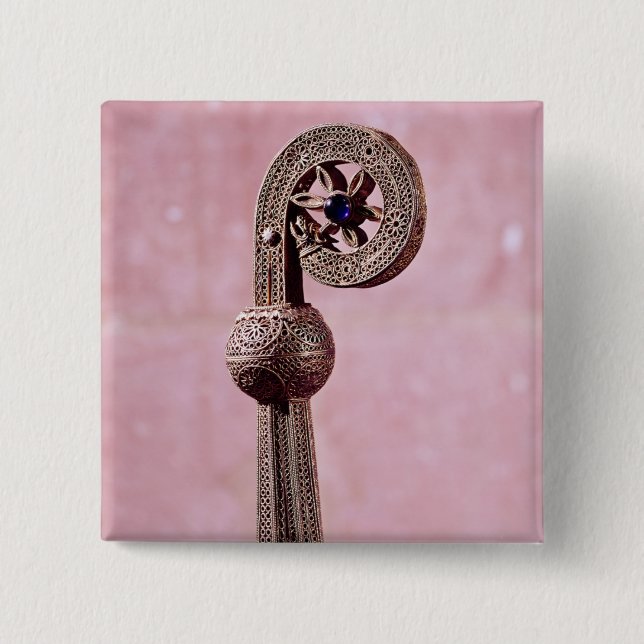 Crozier av St Robert, c.1100 Knapp (Framsida)