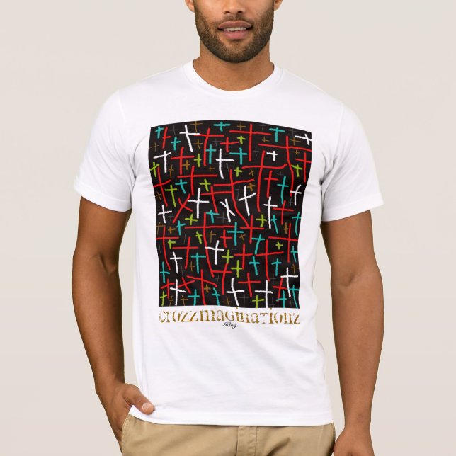"Crozzmaginationz" av Michael Crozz Tee Shirt (Framsida)