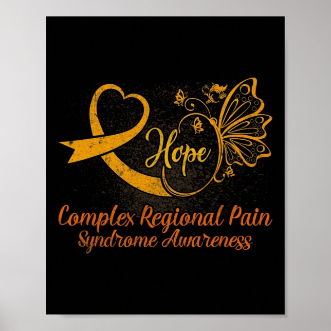 CRPS Awareness Complex Regional Pain Syndrome Nove Poster (Framsidan)
