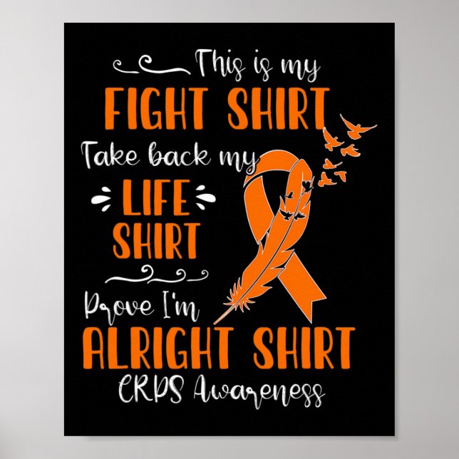 Crps-medvetenhet Min kamp  Poster (Framsidan)