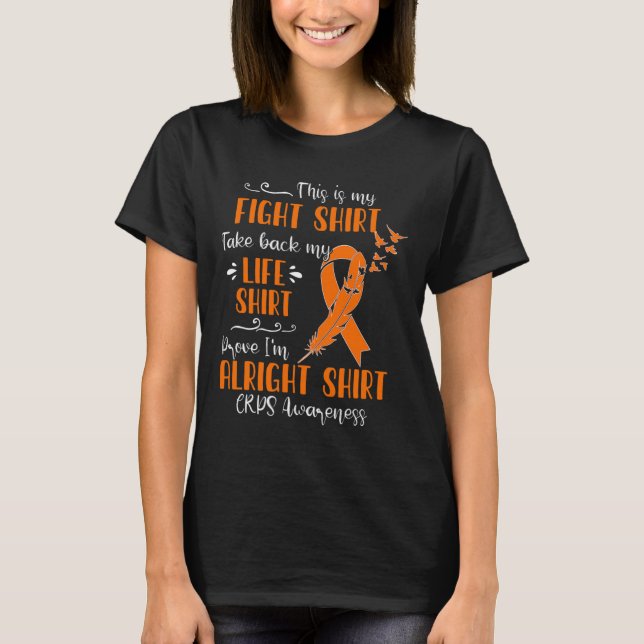 CRPS-medvetenhet min kamp T Shirt (Framsida)