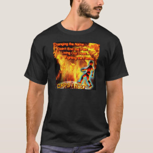 CRPS/RSD som bor våra liv, att slåss, flammar T Shirt
