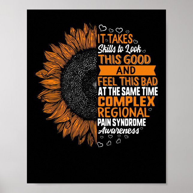 CRPS Supp för Complex Regional Pain Syndrome Aware Poster (Framsidan)