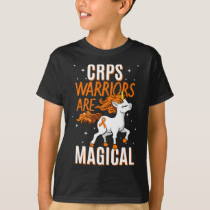 Crps Warrior Magic Unicorn Orange Ribbon Causalg T Shirt
