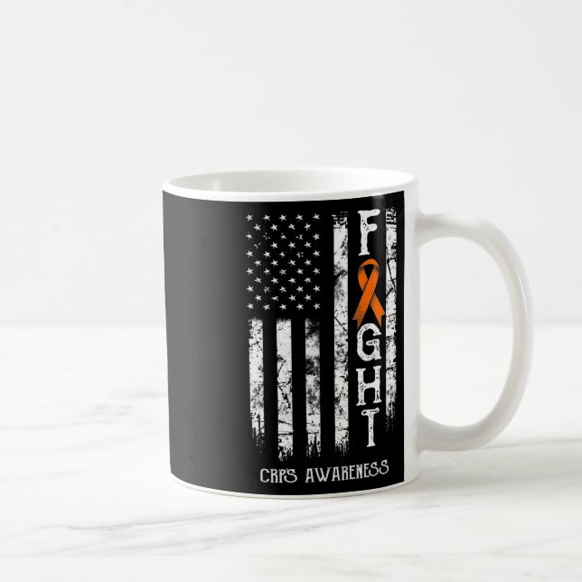 Crps Warrior US Flagga RSD Crps Awareness Kaffemugg (Höger)