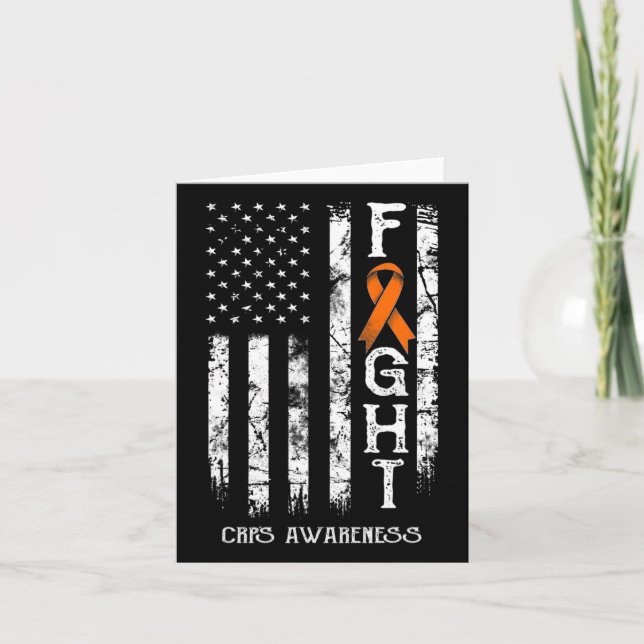 Crps Warrior US Flagga RSD Crps Awareness Kort (Framsida)