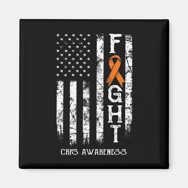 Crps Warrior US Flagga RSD Crps Awareness Magnet (Framsidan)