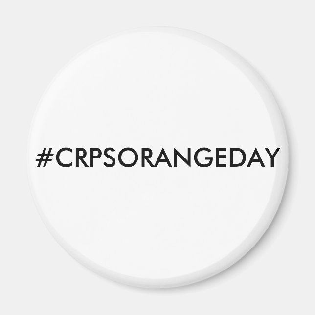 #CRPSORANGEDAY Magnet (Framsidan)