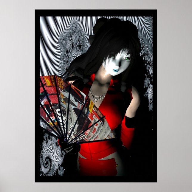 CRTN Geisha Poster (Framsidan)
