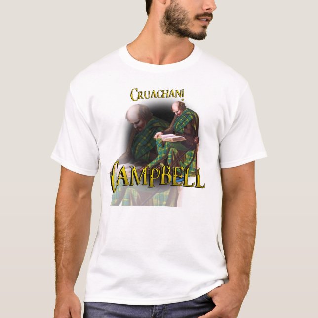 Cruachan! Campbell Highland Games Shirts Tee (Framsida)