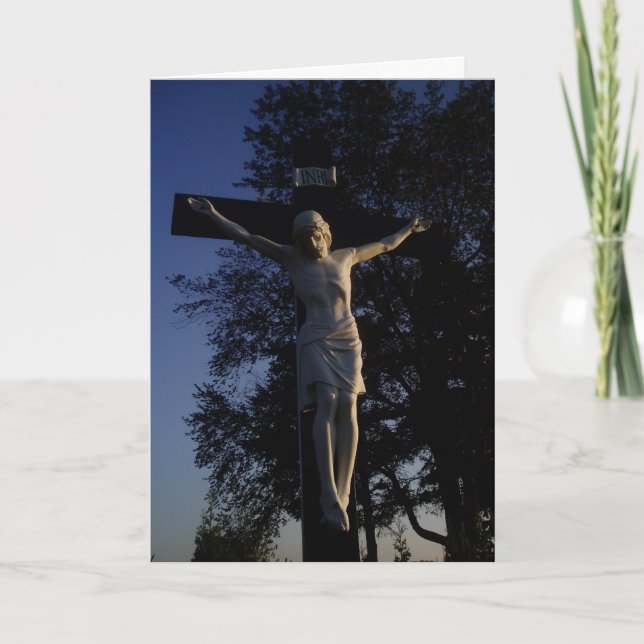 “Crucified” Sympatikort Kort (Framsida)