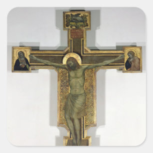 CRUCIFIX 2 FYRKANTIGT KLISTERMÄRKE