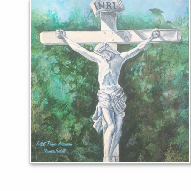 Crucifix - återgång klistermärken (Framsida)