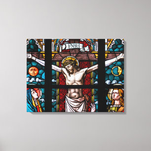 Crucifix Canvastryck