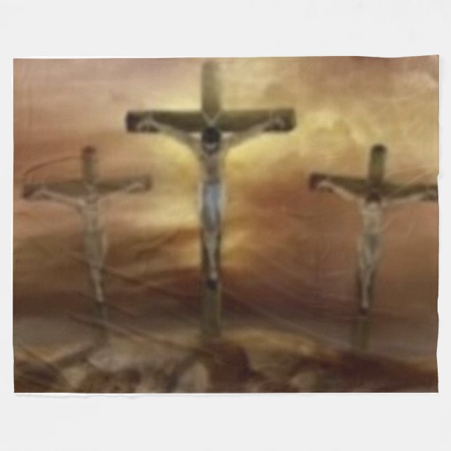 CRUCIFIX FLEECEFILT (Framsidan (Horisontell))