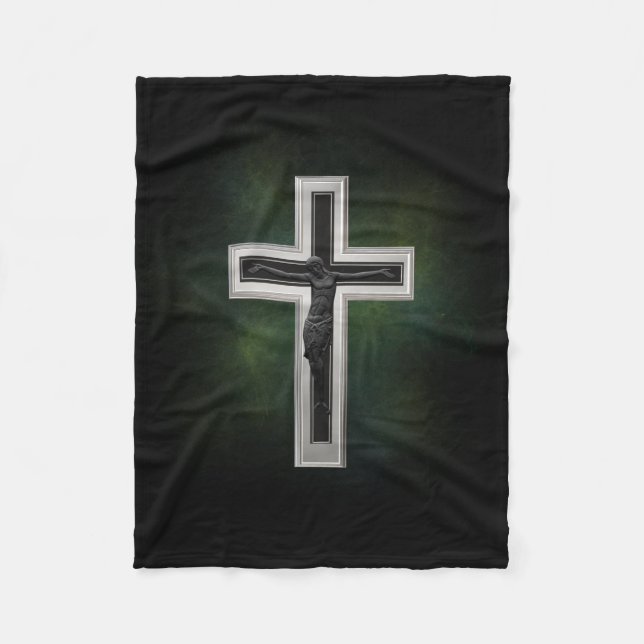 Crucifix Fleecefilt (Framsidan)