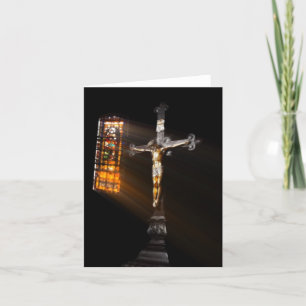 Crucifix Helgkort