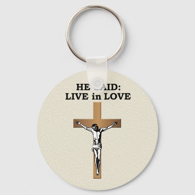 Crucifix Nyckelring (Framsida)