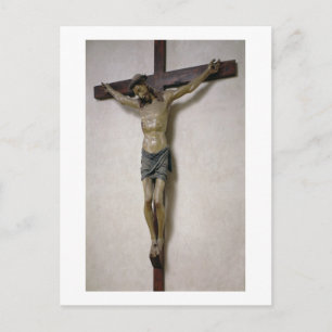 Crucifix (polykromträ) vykort