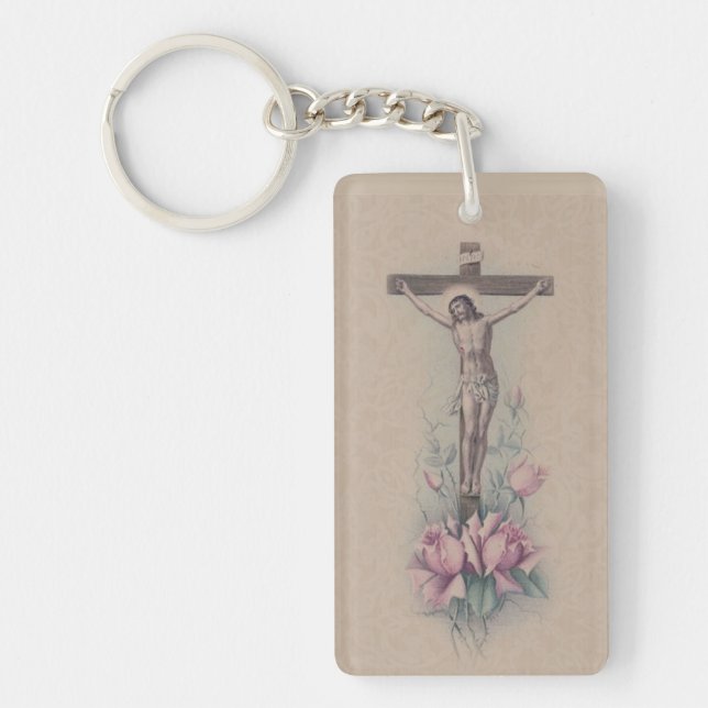 Crucifix St. Therese Quote Rosa ros (Framsidan)